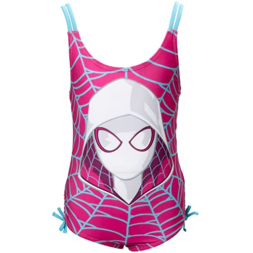 Marvel Girls UPF 50+ One Piece Bathing Suit Toddler to Little Kid Sizes (2T - 7-8)2