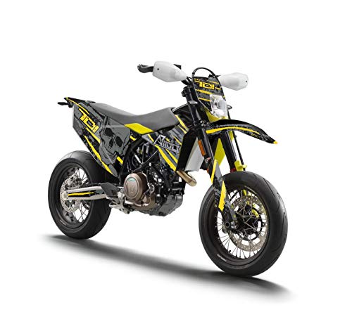 ARider Dekor für Husqvarna 701 2016-2021 Skull Edition (Gelb) - 4