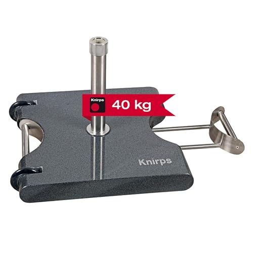 Sonnenschirmständer mit Rollen und Granitsockel 40 kg von Knirps