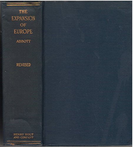 THE EXPANSION OF EUROPE B001V64K6C Book Cover