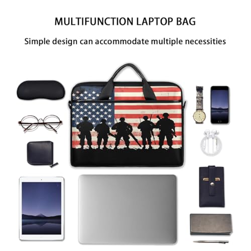 Maletín para portátil de 15 pulgadas con diseño americano miniatura 7