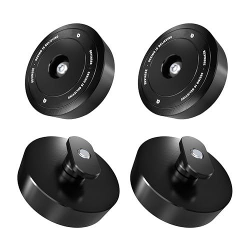 Image of Bevinsee 4pcs Lifting Jack Pads Pucks Compatible with Corvette C5 C6 C7 GS Z06 ZR1 C8 Heavy Duty Aluminum Lift Point Adapter Pucks Essential Accessory for Safe Lifting, Black