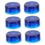 Beaupretty 6 Stück Teiliges Effektpedal Fußschalter Kappen Rutschfeste Schutzkappen Gitarre Transparente Glatte Kappen Einfache Installation Schutz für Gitarreneffekte