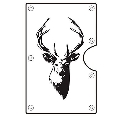 awofer-Carbon-Fiber-Wallets-for-Men-RFID-Minimalist-Money-Clip-Aluminum-Metal-Wallet-Engraved-Deer-Husband-Dad-Son-Gifts-Ideas-for-Him-Gold