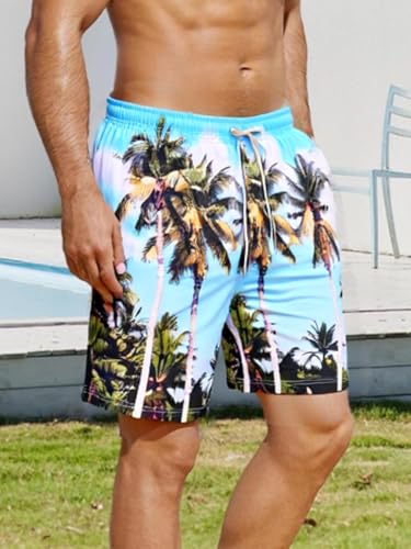 Men's Printed Beach Shorts Multi