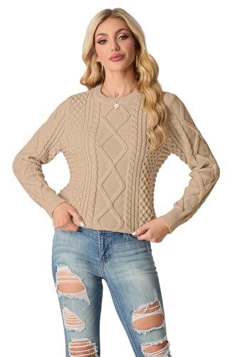 Image of GRECERELLE 2026 Womens Fall Winter Long Sleeve Casual Pullover Sweater Tops