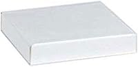 Vista 1 de Cajas de ropa blancas (10 x 7 x 1 pulgadas), caja de 100
