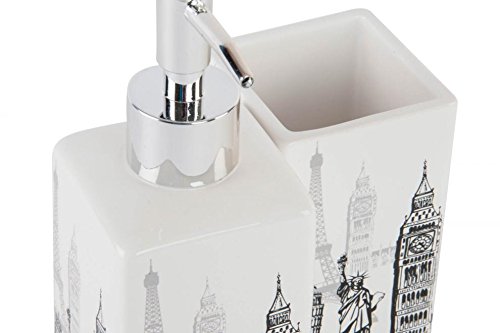 Ensemble céramique salle de bain pour organiser le lavabo - 2