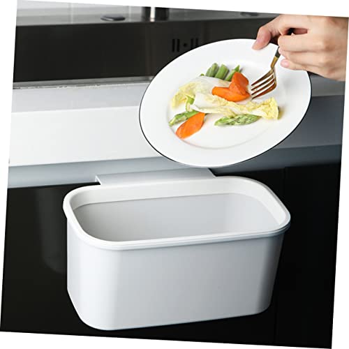 Cabilock 2pcs White Kitchen Hanging Trash Can miniatura 6