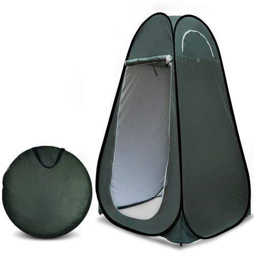 SELOME Polyester Tent for Camping - Dress Changing Pop Up with Portable Foldable Cloth Outdoor Bathroom Tent, Camp Toilet Rain Shelter, Height 7Ft-(1 Person)-image-49