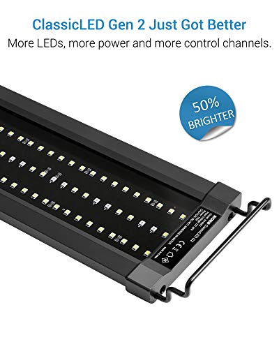 NICREW ClassicLED Gen 2 Aquarium Light, Dimmable LED Fish Tank Light with 2-Channel Control, White and Blue LEDs, High… - Image 3