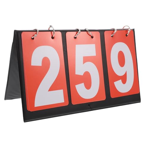 Happyyami Sports Score Keeper for Tennis Basketball Football Flip Scoreboard Tabletop