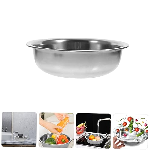 Tazón grande de acero inoxidable multiusos para cocina miniatura 7