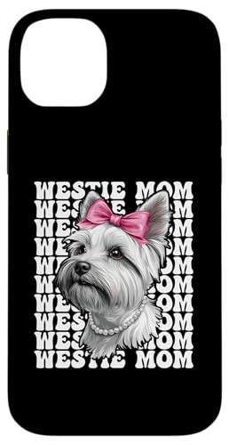 Westie Mom �E�G�X�g�n�C�����h�e���A �� ��̓� �R�P�b�g �X�}�z�P�[�X iPhone 14 Plus �p