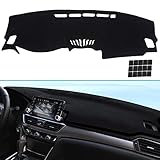 KEYOOG Flannel Dashboard Cover Nonslip Car Dash Board Mat Fit for 2018-2022 Honda Accord Sunshade...
