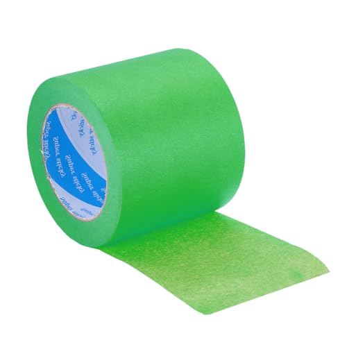 Image of PATIKIL Painters Tape 4 Inch x 55 Yards, Adhesive Masking Tape Green Paint Tapes for Wall Painting DIY Artist Craft Arts Decoration Labeling