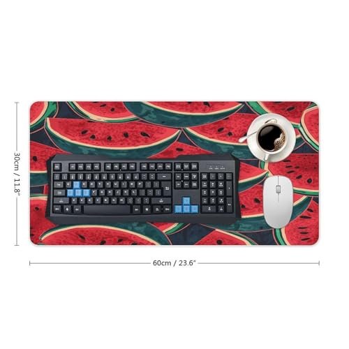 Red Watermelon Desk Pad Large Office Desk Mat Waterproof miniatura 2