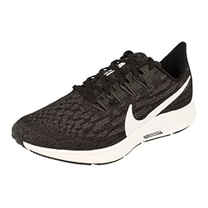 Nike-Womens-Air-Zoom-Pegasus-36-Running-Shoes Nike Women's Track & Field Shoes, Multicolour Black White Thunder Grey 4, 9 UK