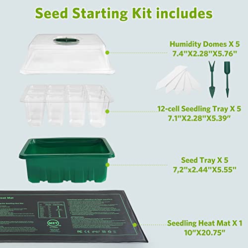 50% Off NAMOTEK Plant Heat Mat & Seed Starter Tray Kit