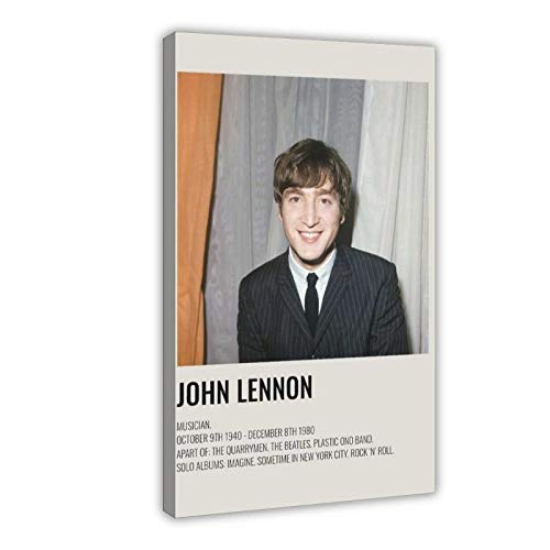 Poster esthétique vintage John Lennon des années 90 pour chambre à coucher, décoration sportive, paysage, bureau, chambre, cadeau, 50 × 75 cm - Les Beatles, Paul McCartney, John Lennon, RIngo Starr, George Harrison Poster esthétique vintage John Lennon des années 90 pour chambre à coucher, décoration sportive, paysage, bureau, chambre, cadeau, 50 × 75 cm