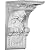 Ekena Millwork COR08X06X12HE 8"W x 6"D x 12"H Hestia Corbel
