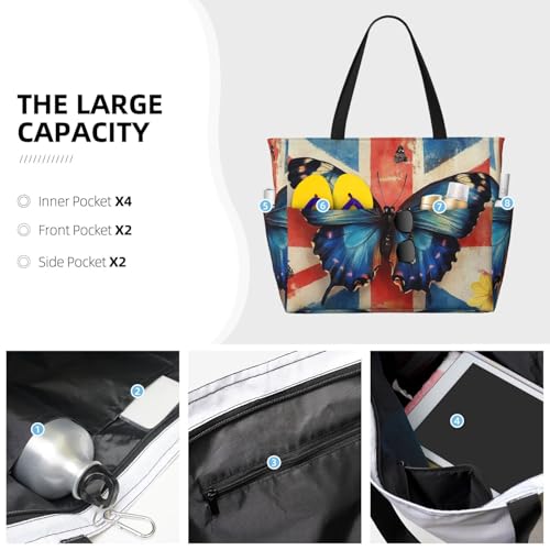 Beach Bags For Women Waterproof Beach Swim Pool Bag With Zipper For Travel Vacation4