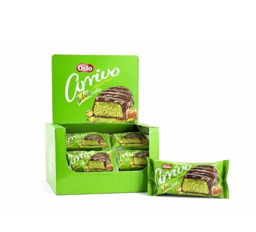 Dubai Cake – Pistachio Cream Filled Chocolate Cake Bars, 40