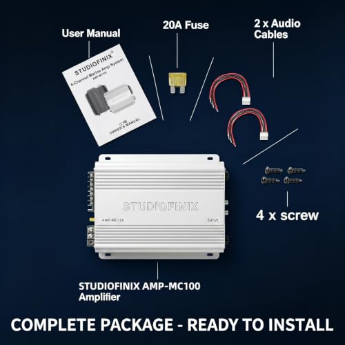 STUDIOFINIX 4-Channel Marine Amp