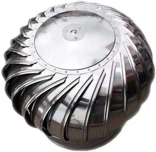 Capot de cheminée rotatif en acier inoxydable 304 durable et résistant pour toit