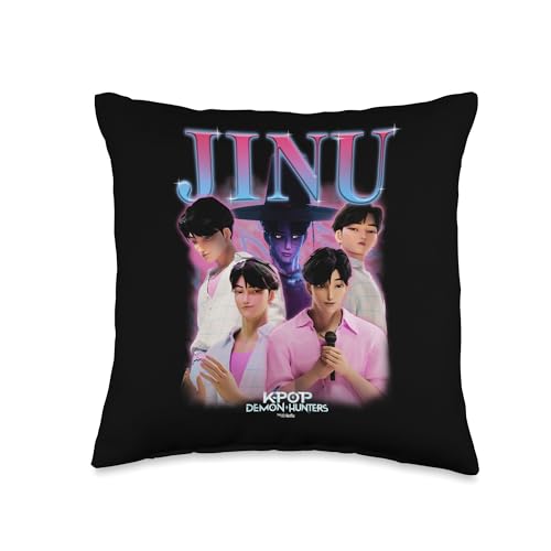 Kpop Demon Hunters Jinu Heartthrob Officially Licensed Throw Pillow
