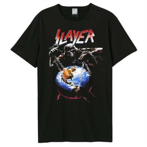 Image of Amplified Slayer T Shirt World Band Logo Official Unisex Black XL