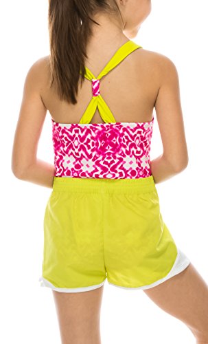 Image of ToBeInStyle Girl's Spaghetti Strap Printed Assorted Styles One Piece Swimsuit
