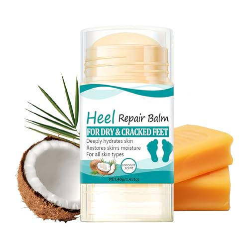 Crema para Pies Secos y Agrietados, Crema Hidratante para Pies, Eliminador de Callos y Suaviza, Hidratante y Exfoliante, creMa de Codos, Manos, Talones, Uñas y Rodillas-A