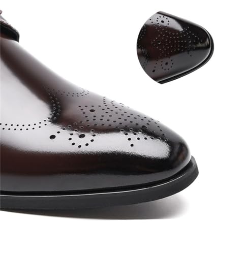 Men's Dress Shoes Oxford Shoes Lace up Fashion Wingtip Brogue Formal Business Derby Shoes for Men4