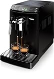 Philips HD8841/01 4000 Serie Kaffeevollautomat, CoffeeSwitch, klassischer Milchaufschäumer, schwarz