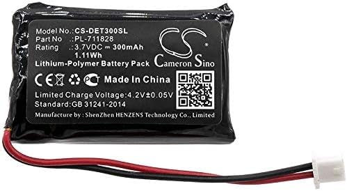 Enyuly 3.7V BL-100 PL-711828N BP-504 BP37TR PL-711828 Battery 300mAh Replacement for Educator ET-400Receiver RX-090Receiver PE-902Receiver EZ-900Receiver ET-302Receiver