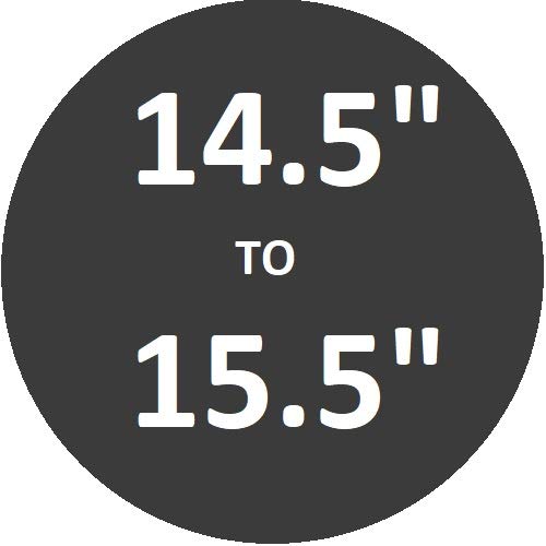 Motor Trend Gripdrive Black Carbon Fiber Steering Wheel Cover, Standard 15 Inch Size, Black Faux Leather Comfort Grip, Car Steering Wheel Cover For Auto Truck Van Suv #TOP7