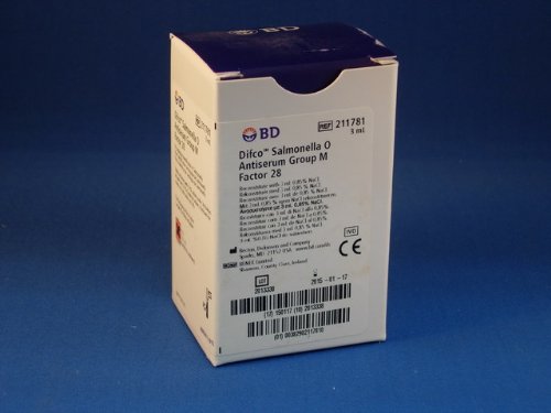 BD* Difco* Salmonella O Antisera and Quality Control Antigens, Group M, 3ML (1 Each)