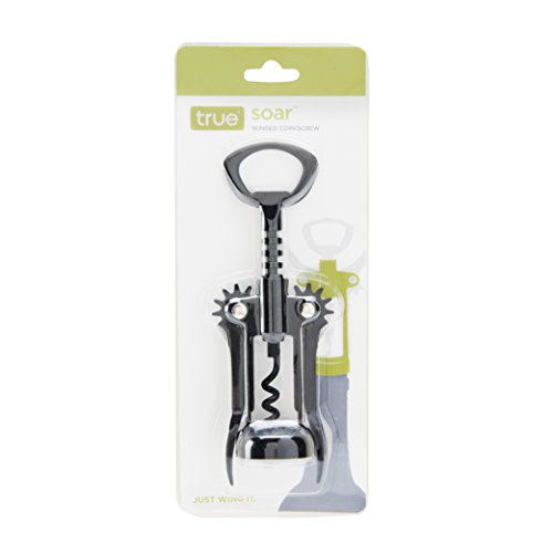 image for True Soar Winged Corkscrew Wine Opener, Multi-Purpose Bottle Opener fo