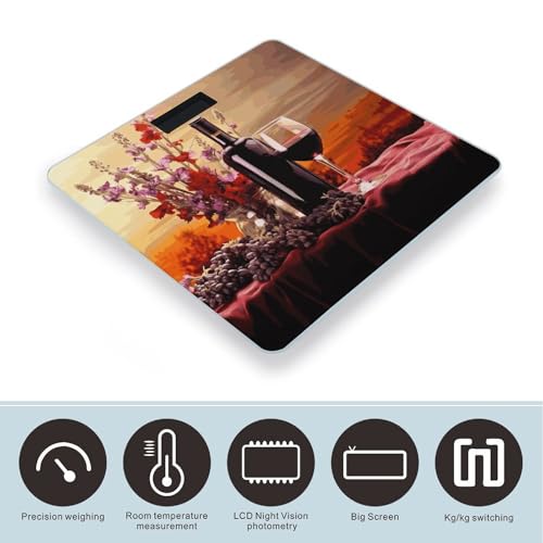 Báscula Digital de Baño Smart Red Wine Flower miniatura 3