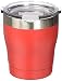 Tahoe Trail Stainless Steel Tumbler Vacuum Insulated Double Wall Travel Cup With Lid (Red, 10oz)