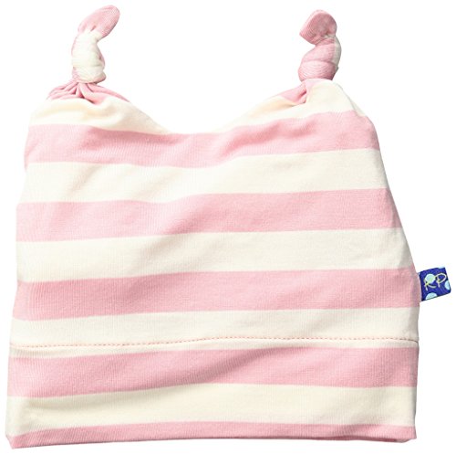 KicKee Pants Print Double Knot Hat (New Born-3 Months, Lotus Stripe)