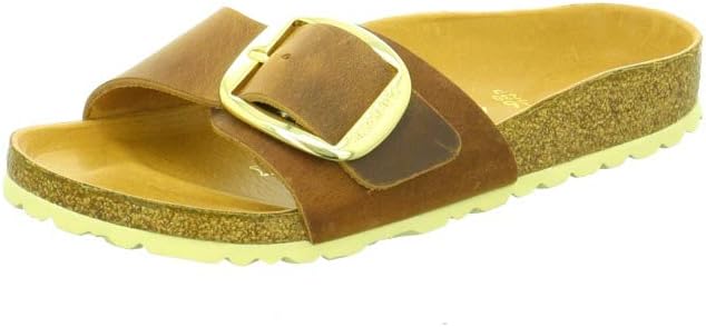 美品⭐︎ビルケンシュトック 37 24.0 マドリッド ビッグバックル コニャック Madrid Big Buckle / マドリッド ビッグバックル オイルドレザー
