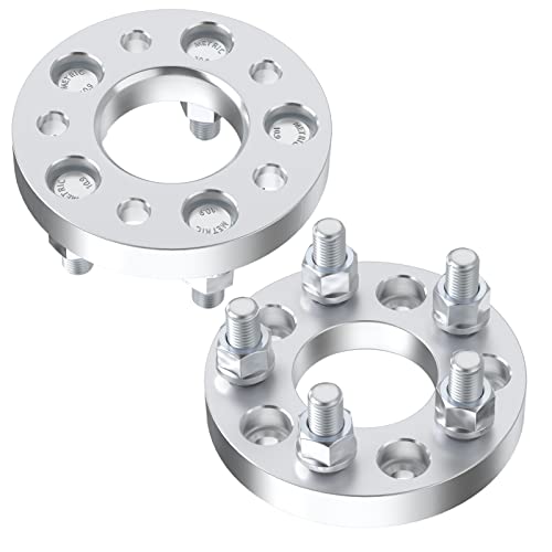 5x120mm Wheel Spacers 1" (25mm) Hub Bore 72.56mm with M12x1.5 Studs for BMW E31 E36 E46 E82 E88 90 E91 E92 E93 E60 E61 318i 323i 325i 328i 330i 335i 525i 545i Z3 Z4 Z8 M3 M5 M6 X1, 2PCS Wheel Adapters