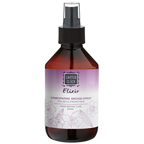 Garten Glück Homeopathic Elixir para orquídeas. Jardín de Belleza para Tus orquídeas, 250 ML. Ingredientes 100% Naturales orgánicos y Veganos.