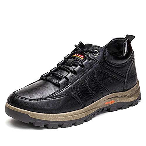 YSMIIH Men Hiking Shoes Breathable Non-Slip Low Top Trailing Trekking Walking Hiking Shoes Camping Shoes Outdoor Sneakers(Black,US 7