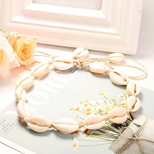 Finrezio 10-12 Stks Pearl Shell Choker Ketting Strand Kettingen Voor Vrouwen Meisjes Ajustable Natuurlijke Cowrie… - Image 5