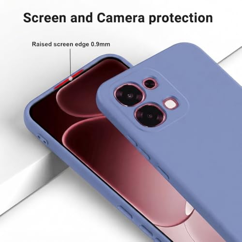 Image of Back Cover Compatible with Vivo T5x 5G /Y51 Pro 5G /iQOO Z11x 5G | Full Camera Protection | Premium Liquid Silicon Case | Flexible Bumper Case for Vivo T5x 5G / Y51 Pro 5G / iQOO Z11x 5G (Blue)