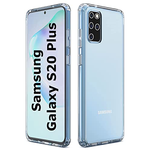 Image of COVERBLACK Soft Rubber Silicon Clear Back Cover Compatible Model for Samsung Galaxy S20 Plus 5G - Transparent