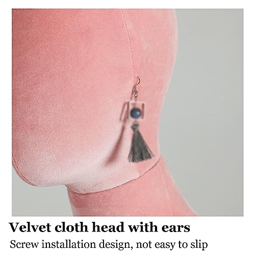 Balcão Manequim colorido manequim de veludo ajustável meio corpo vestido feminino manequim torso com